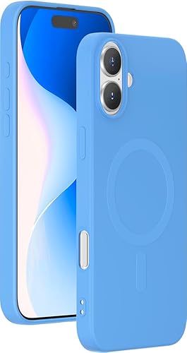 Cover Magsafe Per Iphone 16 In Silicone Per Oltremare Bigben