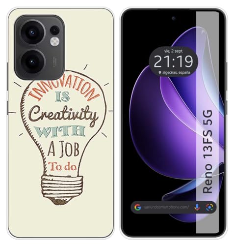 Custodia In Silicone Per Oppo Reno 13Fs 4G / 13 Fs 5G Design Creativity Disegni