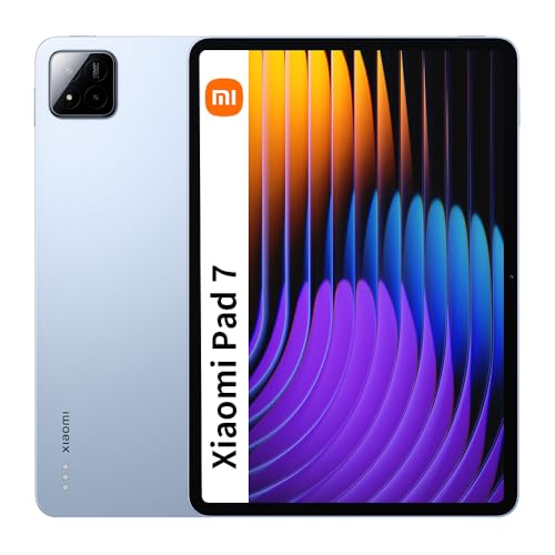 Xiaomi Pad 7 8Gb Ram, 256Gb Rom 4 Altoparlanti, Wifi, Batteria Da 8850Mah, Snapdragon 7+ Gen 3, Blu, Senza Caricatore