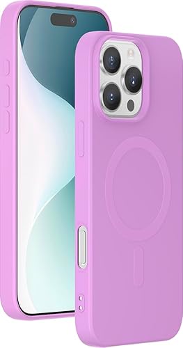 Cover Magsafe Iphone 16 Pro Silicone Rosa Bigben