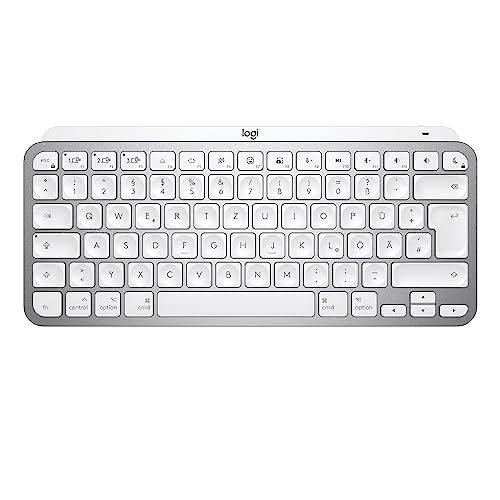Logitech Mx Keys Mini For Mac Minimalist Wireless Illuminated Keyboard Bluetooth Qwerty English Grey