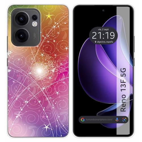 Custodia In Silicone Per Oppo Reno 13Fs 4G / 13 Fs 5G Design Astratto Disegni