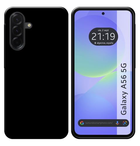 Tumundosmartphone Custodia In Silicone Gel Tpu Nera Per Samsung Galaxy A56 5G