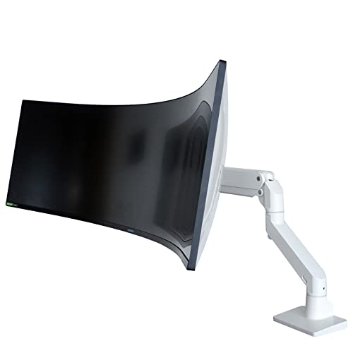 Bewiser Braccio Per Monitor Ultrawide Resistente Per Monitor Da 34-49" E Nuovi Schermi Da 57", Capacità Di Peso Fino A 20 Kg, Braccio Per Monitor Gire