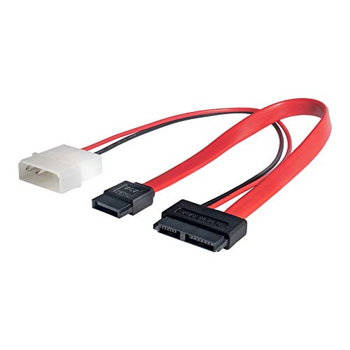 Akyga Ak-Ca-45 Slimline Sata (W) / Sata (W) / Molex Stecker Adapter