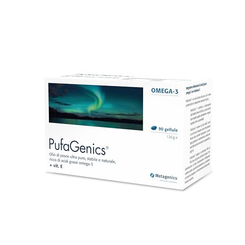Pufagenics - Omega 3 - Integratore Alimentare Di Olio Di Pesce - 90 Gellule