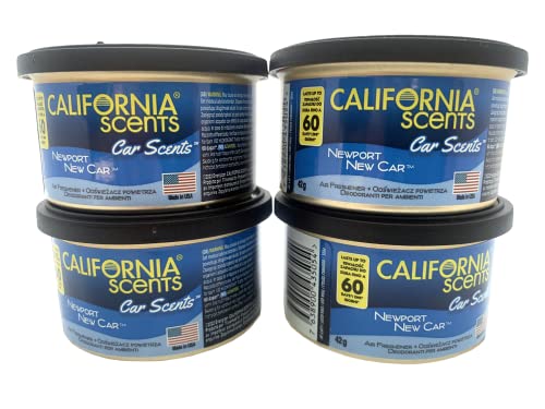 4 Deodorante Per Ambienti California Scents Car Scents New Car 7021