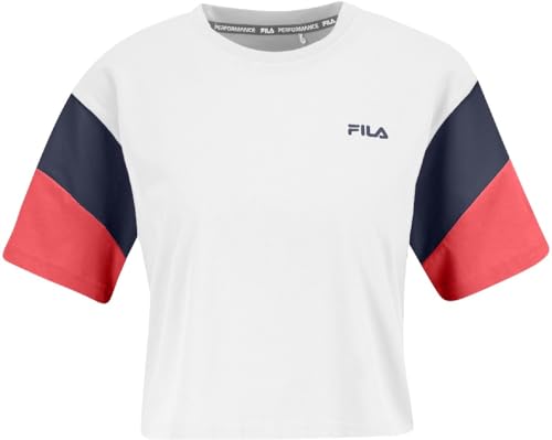 Fila Temi Blocked Cropped Tee Cropped Tee Da Donna