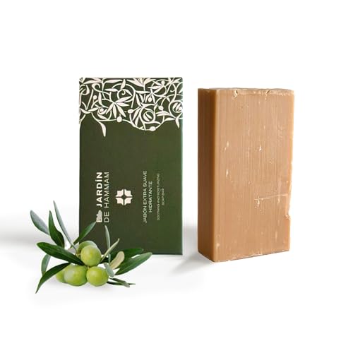 El Jardín De Hammam - Sapone Ammorbidente Nutriente - Idratazione E Nutrizione Grazie Alla Sua Base Di 7 Oli Vegetali - Note Aromatiche Di Ambra E Mel