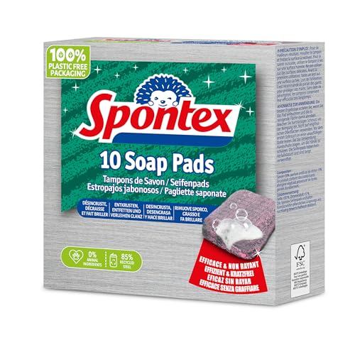 Spontex 10 Spugne Abrasive Per Sapone