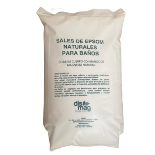 Sali Di Epsom Per Il Bagno. Sale Di Epsom Formato Sacchetto 10 Kg. Bagno E Cura Della Persona. Fonte Concentrata Di Magnesio Naturale. Sale Da Bagno P
