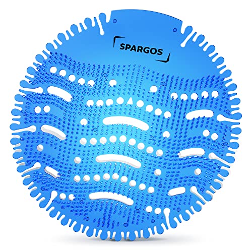(24 Pezzi) Spargos Urinal Screen Per Urinatorio Anti-Splash & Odori Neutralizzatore Ideale Per I Bagni Servizi Igienici Uffici Ristoranti Con Guanti G