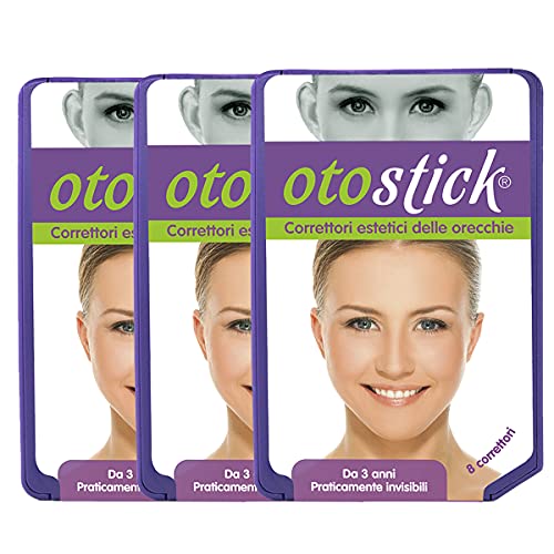 Otostick Pack - 3 | Correttore Per Orecchie A Sventola | Contiene 24 Correttori | A Partire Dai 3 Anni D’Età.