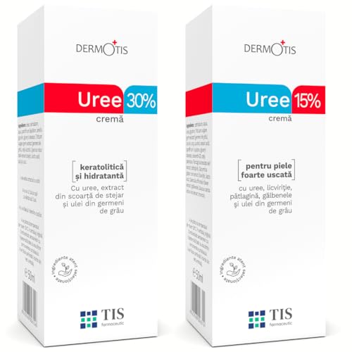 Tis Set Crema Urea 30% + Urea 15% - Eczemi, Cheratosi, Psoriasi, Eruzioni Cutanee, Pelle Secca, Screpolata - Migliora L'Aspetto Delle Ferite E Cicatri