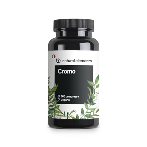 Cromo (Picolinato Di Cromo) – Alto Dosaggio Di 200 Μg Di Cromo Per Compressa – 365 Compresse – Vegano, Senza Additivi Inutili – Prodotto E Testato In