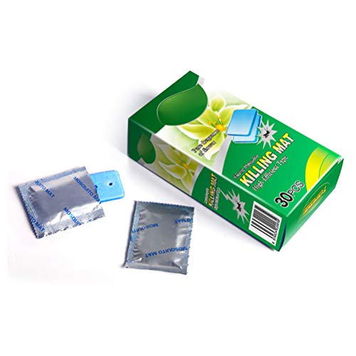Merkts Compresse Repellenti Per Zanzare, 30 Compresse Di Ricarica Per Zanzare, Adatte A Tutti I Tipi Di Spine, Bobine Repellenti Elettriche Per Zanzar