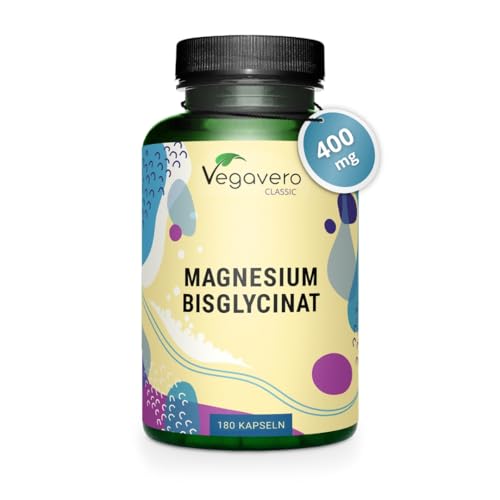 Magnesio Bisglicinato | 400 Mg Di Magnesium Elementare | Altamente Biodisponibile | Contro Stanchezza E Affaticamento | Certificato In Laboratorio | V