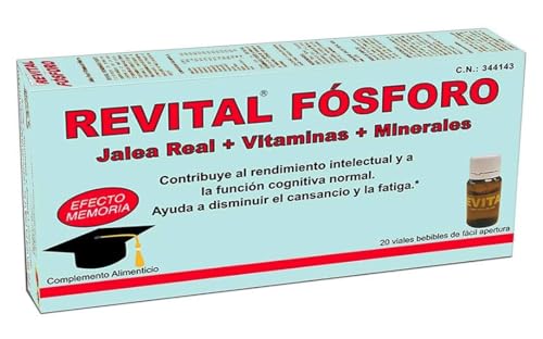 Revital Fosforo+Jalea Real+Vit 20 Amp