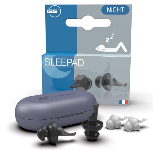 Earsonics Sleepad - Protezione Dell'Udito Per Dormire, Tappi Per Le Orecchie Per Il Sonno, Extra Morbidi E Termoisolanti Per Il Massimo Comfort, Confe
