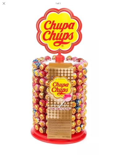 Chupa Chups Ruota Lecca Lecca, Lollipop Gusti Assortiti, 200 Lollipop Monopezzo, Multigusto