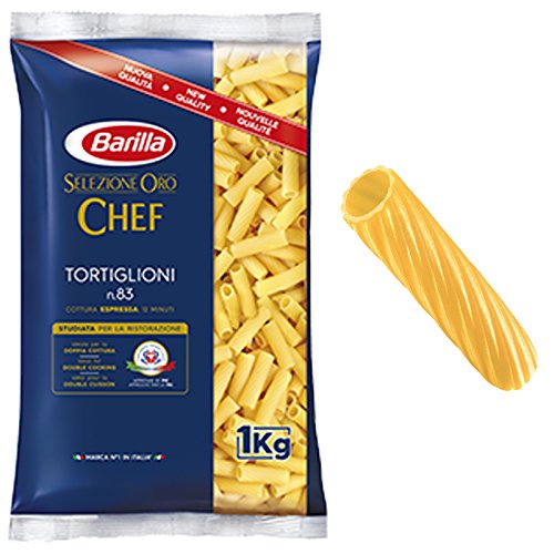 Pasta Barilla Selezione Oro Chef Tortiglioni 1 Kilogram Food Service Ristorante