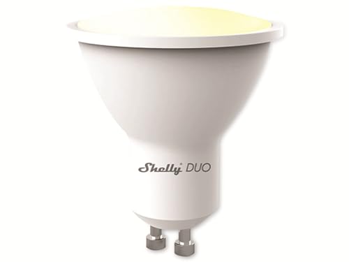 Shelly Duo Rgbw Gu10 Lampadina Led Smart Wi-Fi A Controllo Vocale, Compatibile Con Alexa E Google Home, Dimmerabile, 400Lmn Di Intensità Luminosa, Att