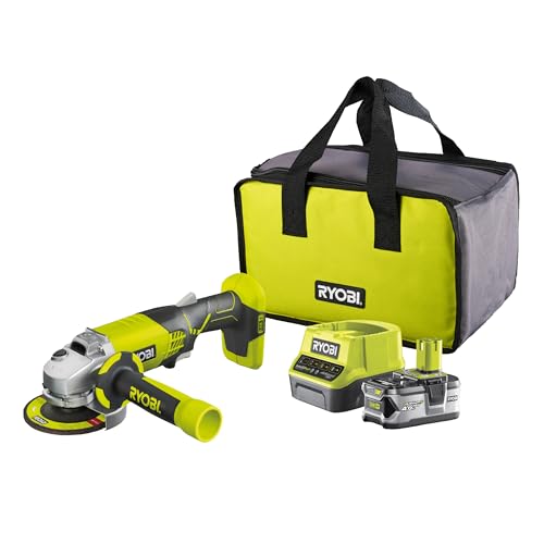 Ryobi R18Ag-L40S Meuleuse Elettrico Senza Fili 18 Volt