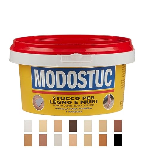 Modostuc Faggio - Stucco Professionale In Pasta Pronto All'Uso Per Interni Ideale Per Legno E Muro A Rapida Essiccazione E Perfetta Adesione (1 Kg)