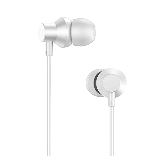 Lenovo Auriculares Hf130 (Con Cable, Intrauditivos, Blancos)