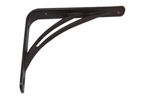 Veca - Reggimensola Linea "Liberty" Per Arredo Casa In Zama 25Cm - Colore Nero Micaceo