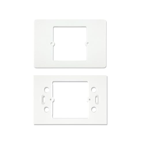 Adattatore Universale Scatola Placca Da 503 A 502, Placca Adattatore Riduttore Da 503 A 502 In Plastica. Supporto Adattatore Cassetta Per Termostati O