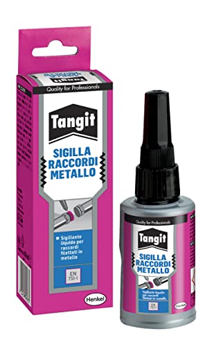 Tangit Sigillaraccordi Metallo, Sigillante Anaerobico, Sostituisce Canapa E Ptfe, Ideale Per Sigillare Filettature Lasche E Condutture Di Gas (Approva