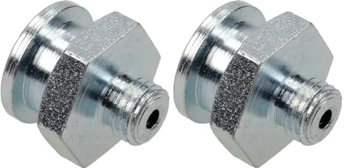 Cyclingcolors 2X Ingrassatori Testine Grasso Raccordo Trattore Moto Auto Tagliaerba Tosaerba Acciaio, M8 X 1 16Mm