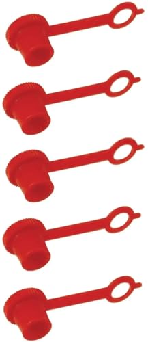 Cyclingcolors 5X Tappo Ingrassatori Testine Grasso Raccordo Cappuccio Trattore Moto Auto Tagliaerba Tosaerba Acciaio, 6Mm