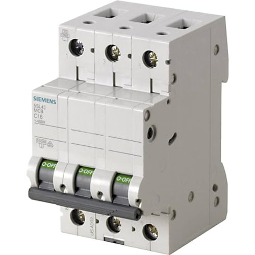 Siemens 5Sl4 – Interruttore Automatico 10 Ka Curva-C 3 Poli 16 A 70 Mm