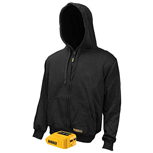 Dewalt Dchj067B-2Xl - Giacca Riscaldata Con Cappuccio 20V/12V, Taglia Xl, Colore: Nero