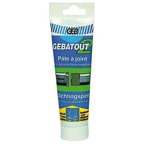 Geb 103981 - Pasta Per Guarnizioni, Per Raccordi Idraulici Metallici Filettati, 125 Ml