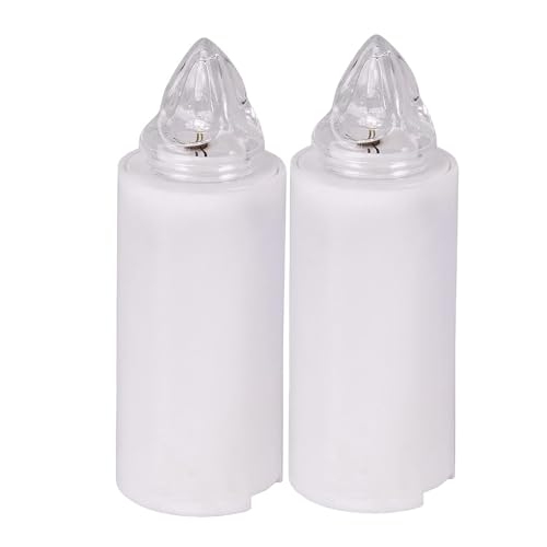 Zm Market Lumino Led Votivo Batteria Stillo 2 Effetto Luce Lampeggiante Intermitenza Lunga Durata Fino 365 Giorni