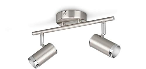 Philips Espimas Faretti Con 2 Punti Luce, Led, 4.3 W, Cromo