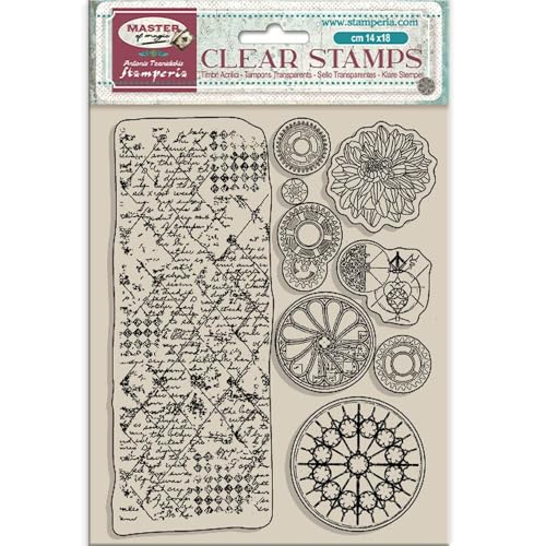 Stamperia - Acrylic Stamp For Scrapbooking, Albums, Card Making, And Bullet Journalling, Transparent, Long Lasting, Easy To Clean, Perfect For Crafts