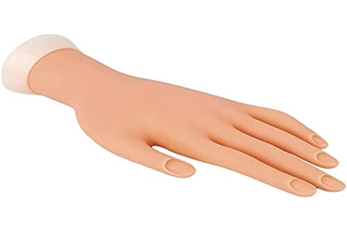 Leofla Mano Finta Ideale Per La Pratica Ricostruzione Unghie E Nail Art Con Supporto