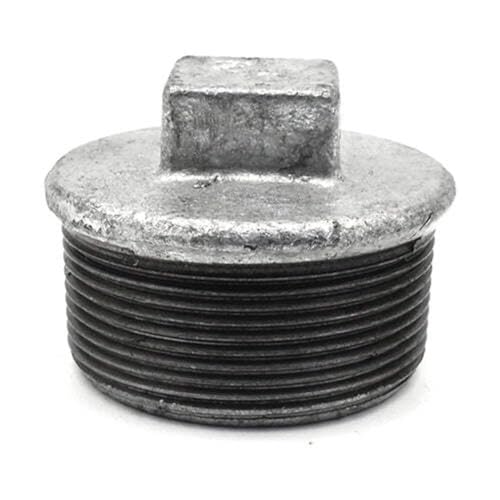Tappo Maschio Zincato No Gas 2" No Gas