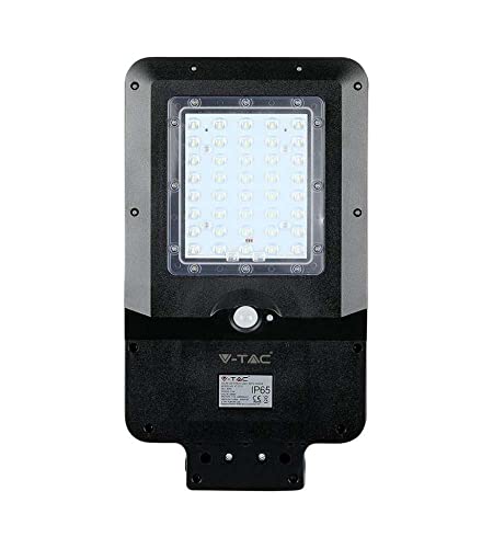 V-Tac Vt-St15 Nw Solar-Außenwandleuchte 15W Neutral- Bianco Nero