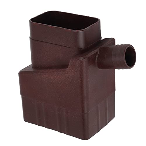 Oumefar Kit Deviatore Per Acqua Piovana Di Raccolta Dell'Acqua Piovana Riciclare L'Acqua Piovana Per Il Riutilizzo In Prato E Giardino (Marrone Scuro)