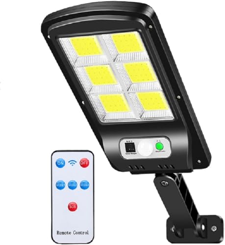 Squado Lampioni Solari A Led Da Esterno Con Sensore Di Movimento, 120/128/160 Cob, Impermeabili, Per Giardino, Patio, Percorso, Cortile (160 Cob, 1 Pe