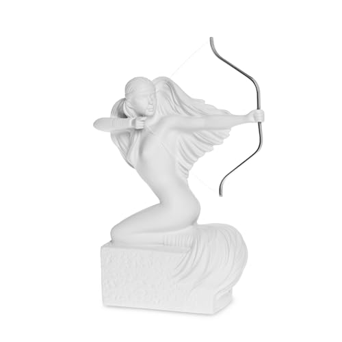 Christel By Sommer Figura Statuetta Zodiaco Sagittario 26Cm Bianco Poliresina