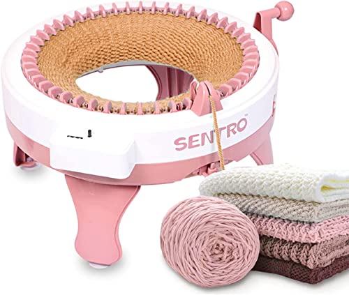 Fygain Macchina Per Maglieria Sentro, 48 Aghi Macchina Per Maglieria Con Contatori, Macchina Per Maglieria A Doppia Modalità Per Adulti/Bambini