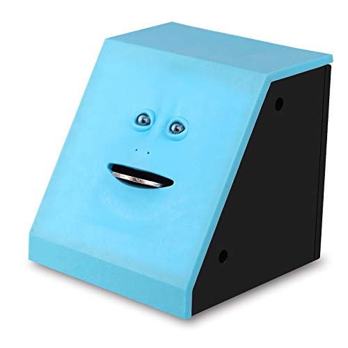 Youngine Moneta Della Banca Della Banca Della Novità Che Mangia Il Risparmio Banca Dei Soldi Di Risparmio Della Raccolta Della Banca Piggy (Blu)