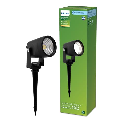 Philips Reuel, Paletto Gardenlink, Per Esterni, 24 V, 2700 K, 180 Lm, Nero, Pack Di Estensione