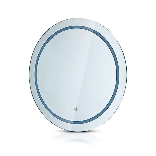 V-Tac Specchio Led Rotondo 25W Con Sistema Anti-Appannamento Interruttore Touch 3 In 1 600 * 35Mm Ip44